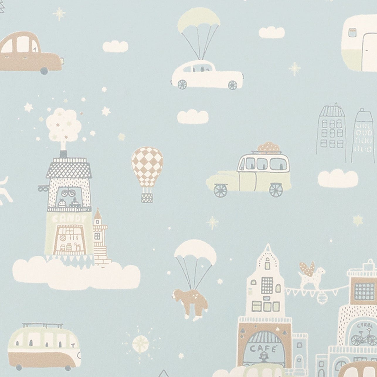 Above the Clouds - Soft Blue