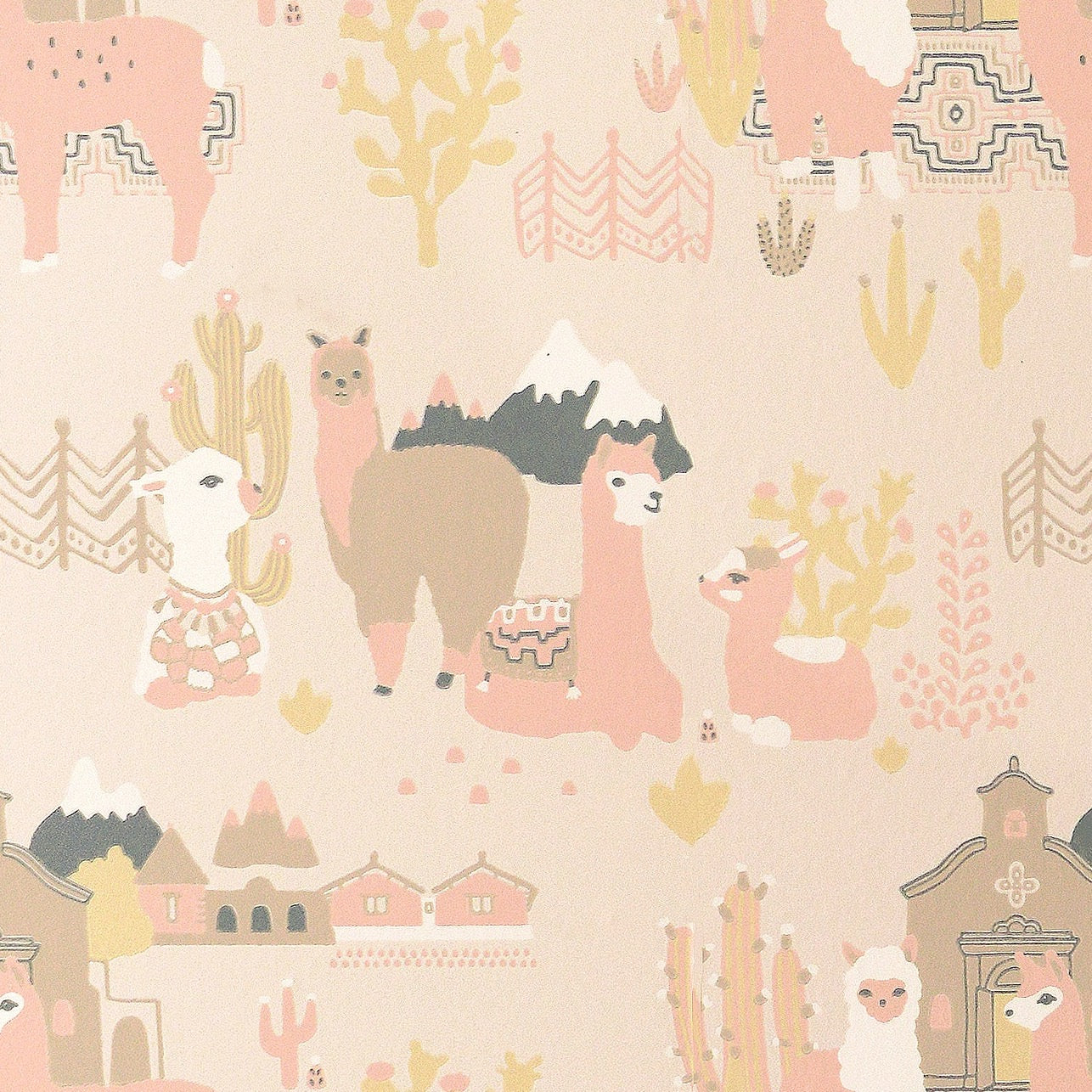 Lama Village - Light Sunny Pink