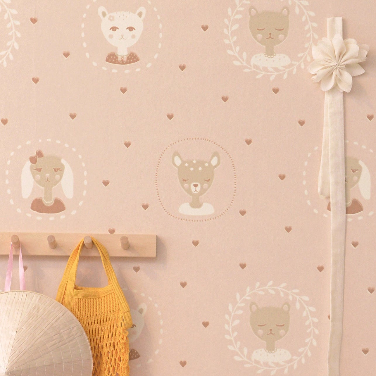 Hearts - Dusty Warm Pink