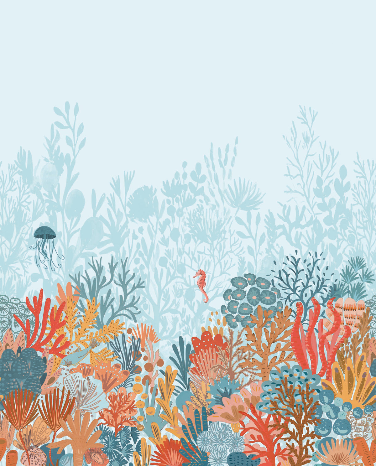 Magic Seafloor/Light Blue (2.5mx3.1m)