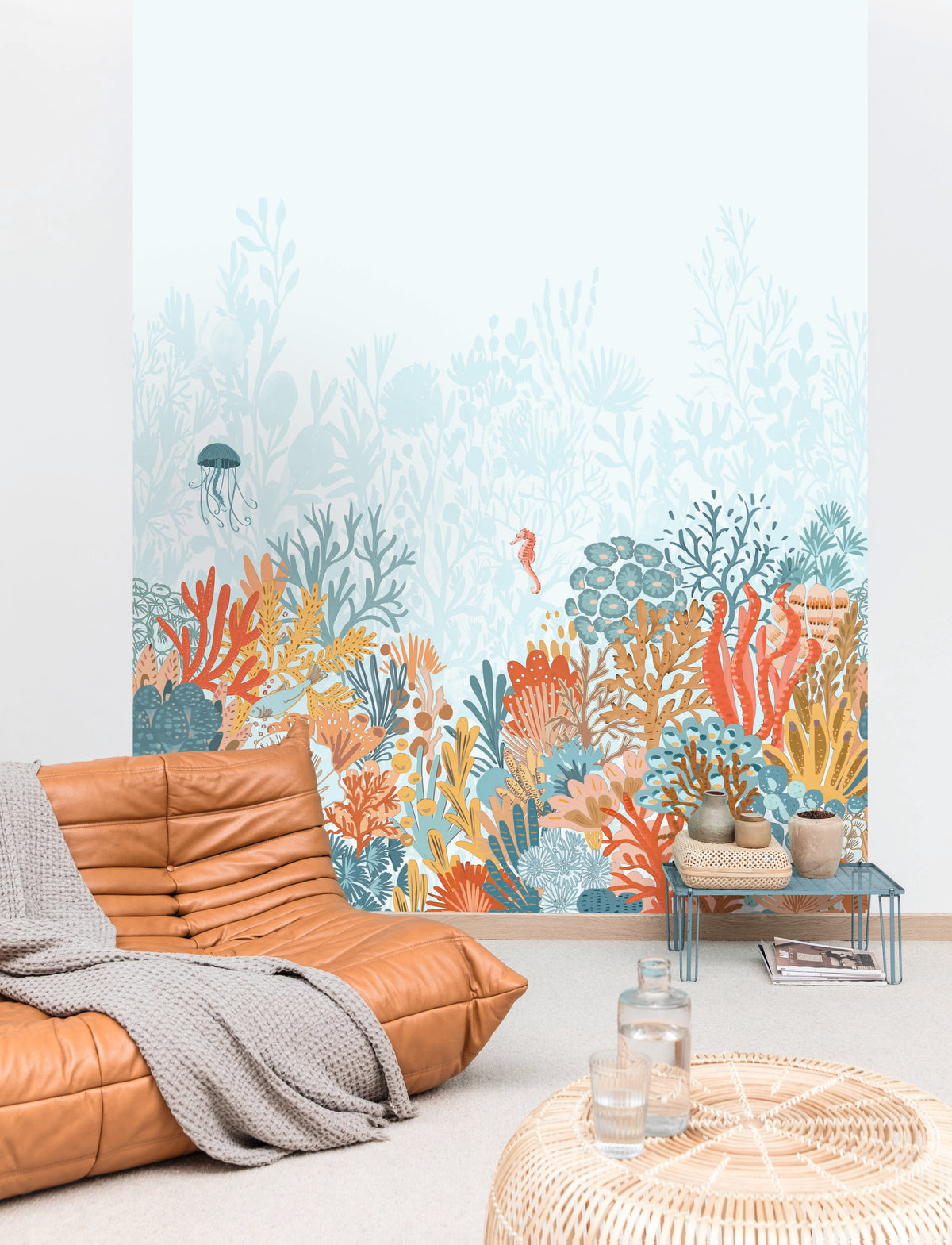 Magic Seafloor/Light Blue (2.5mx2.5m)