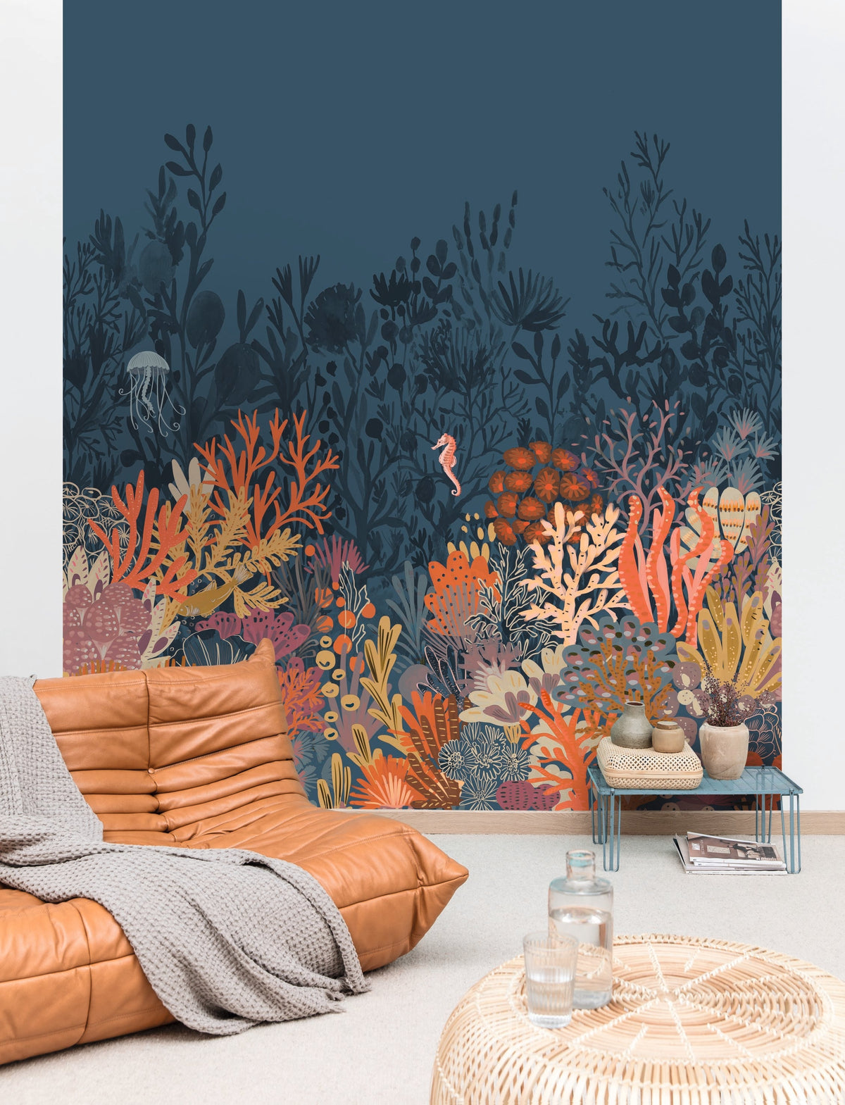 Magic Seafloor/Dark Blue (2.5mx3.1m)