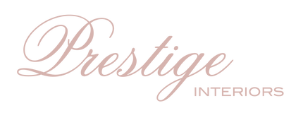 Prestige Interiors WA logo, wallpaper and furnishings Perth
