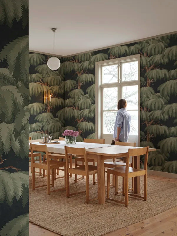 Alba Mural - Dark Blue