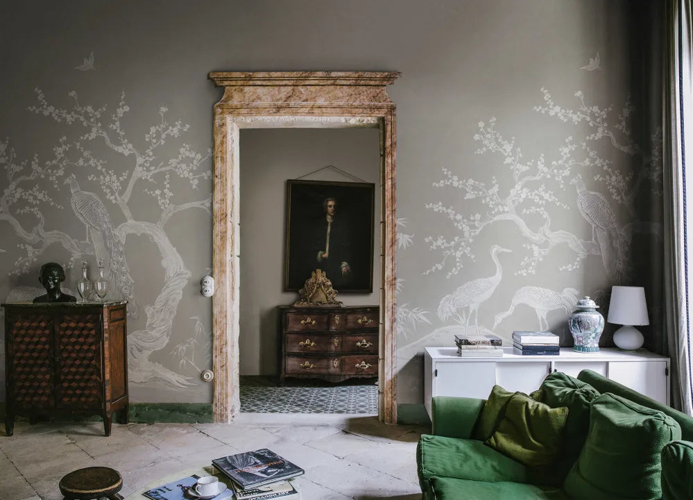 Chinoiserie Blossom - Natural Beige