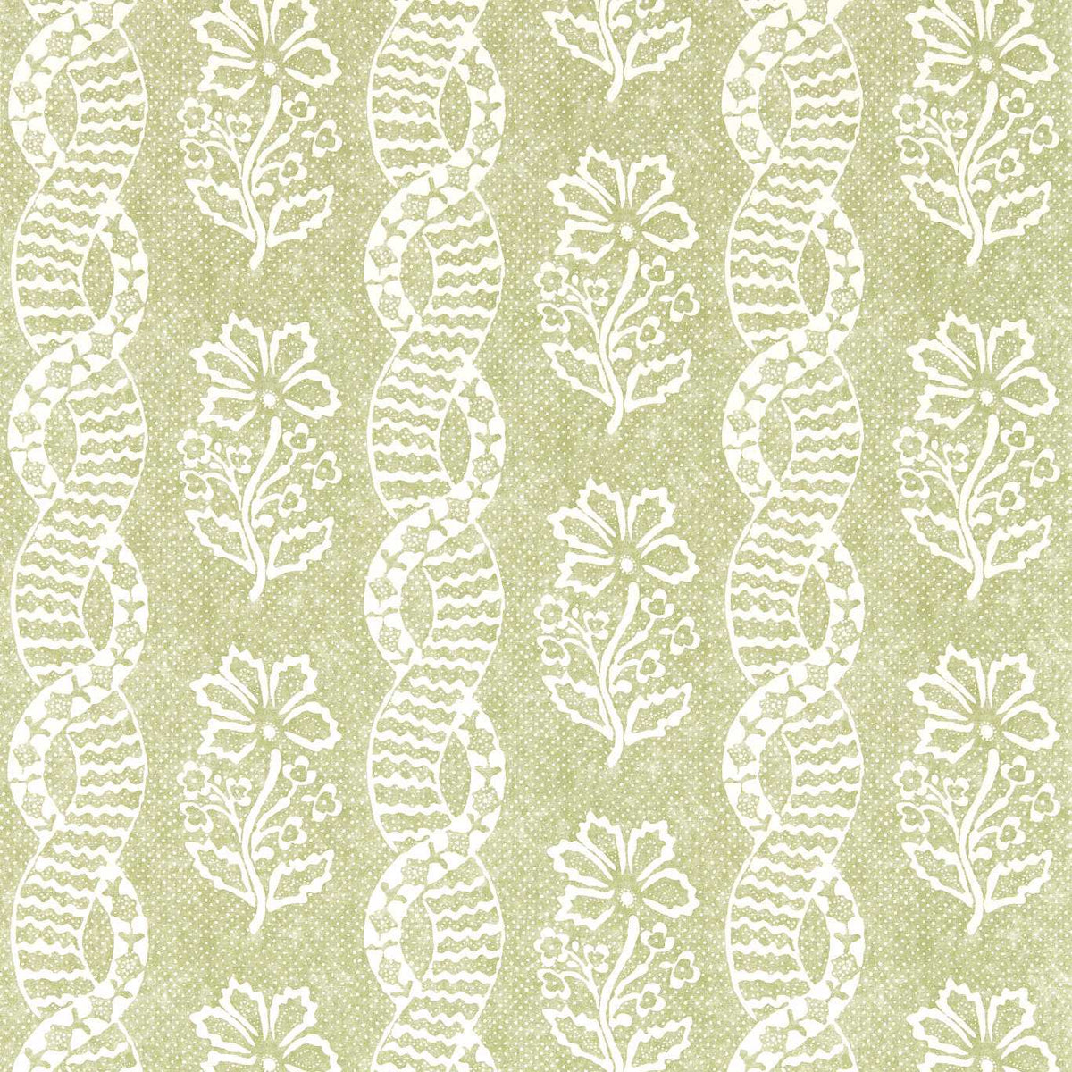 Dabu Stripe - Pale Olive