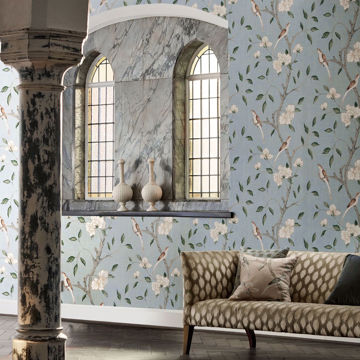 Eleonora Print - Stockholm Blue