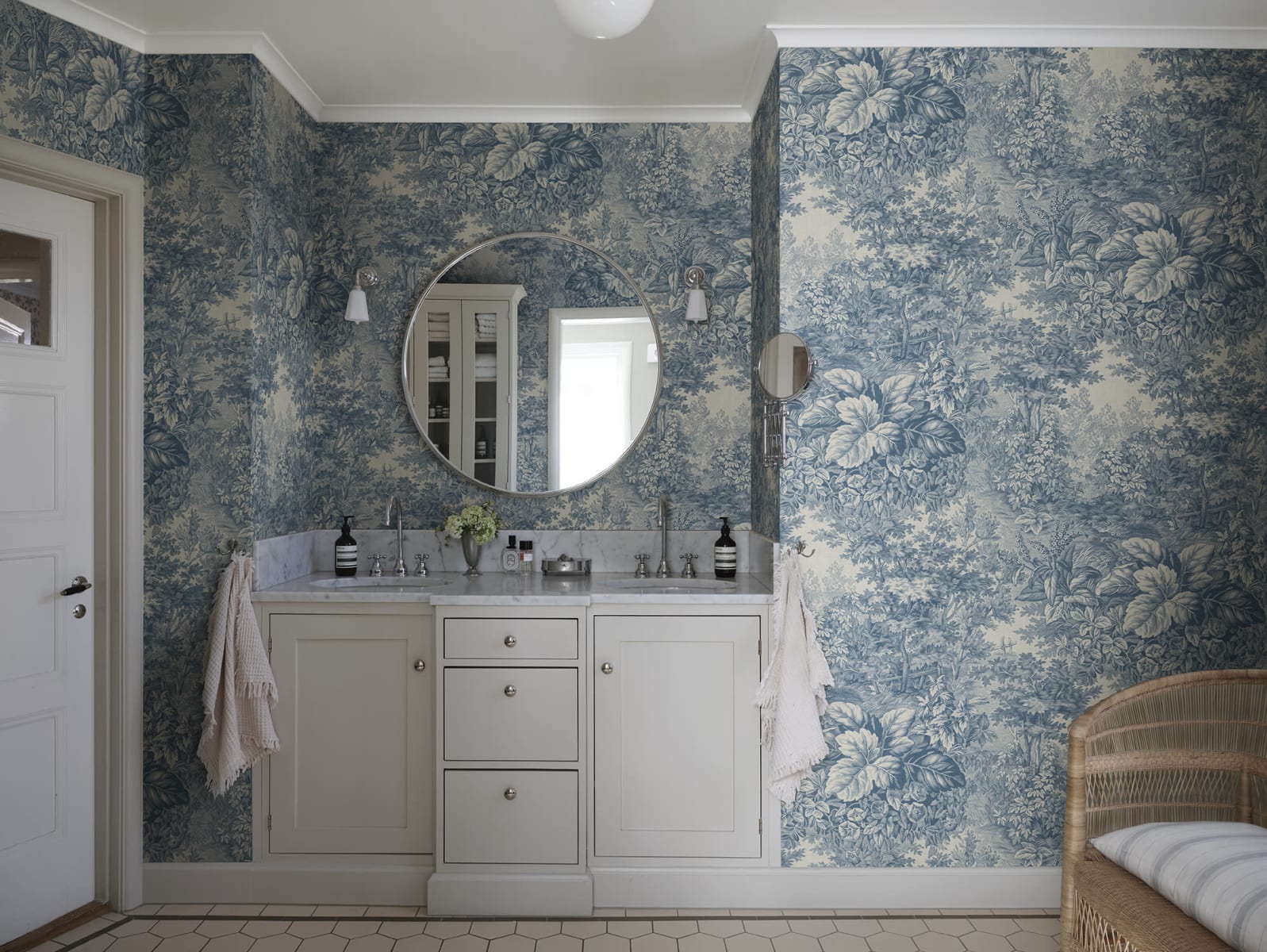 Forest Toile - Blue