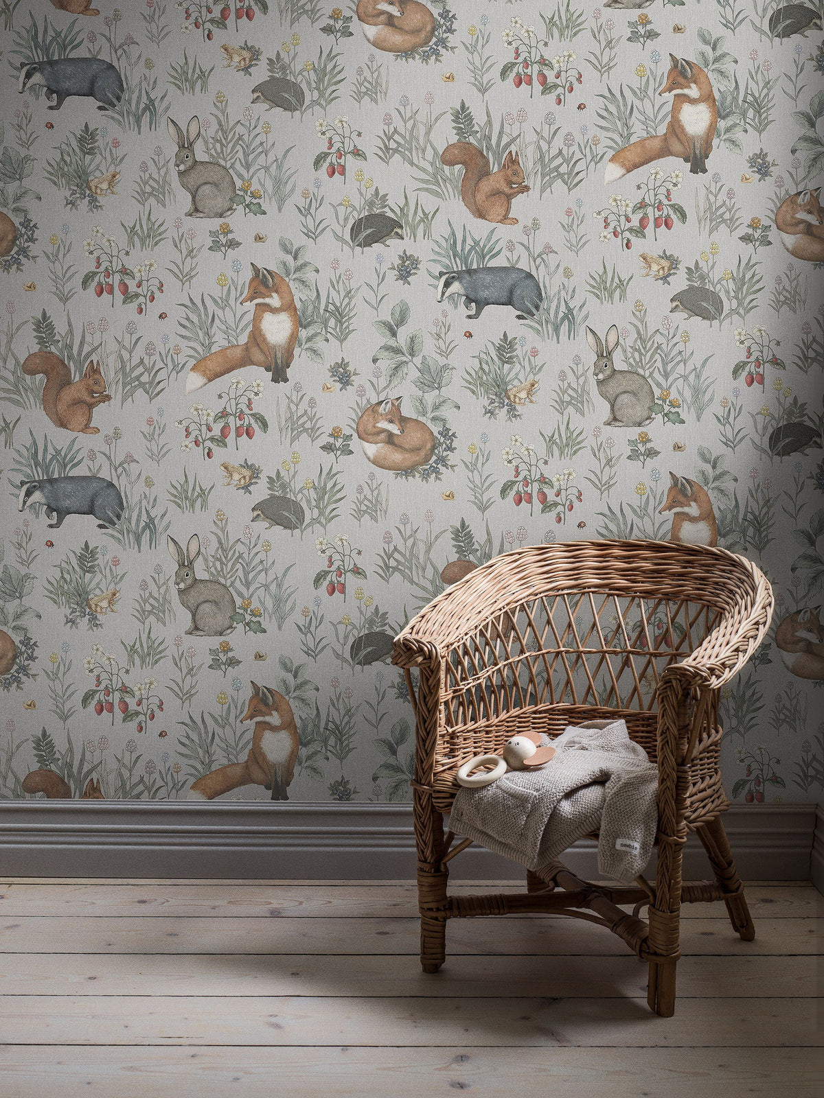 Forest Friends Mural Multi