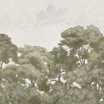 Bellewood Clouds - Green Vintage