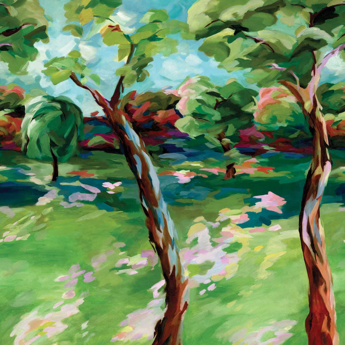 In the Woods - Sky/Emerald/Carnelian