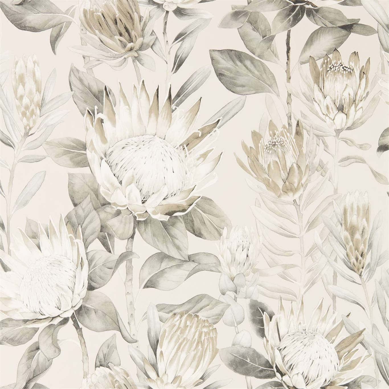 King Protea - Linen/Mica