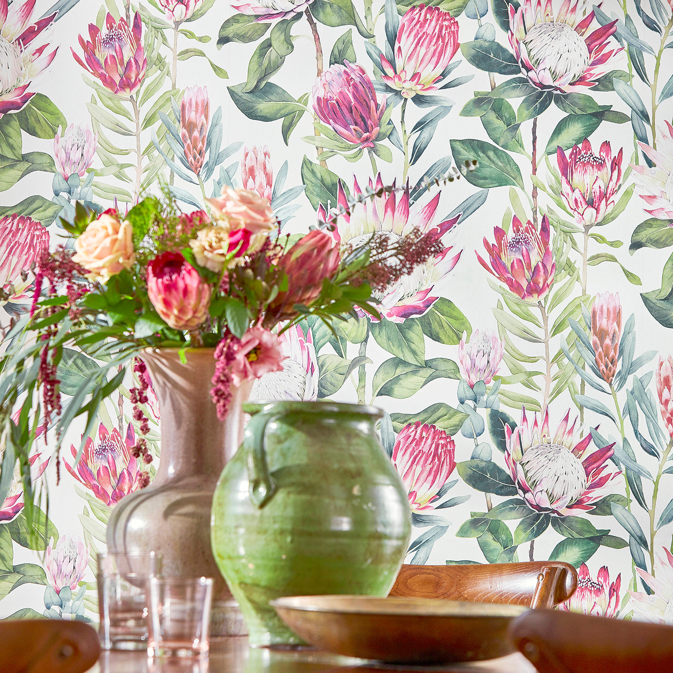 King Protea - Rhodera/Cream