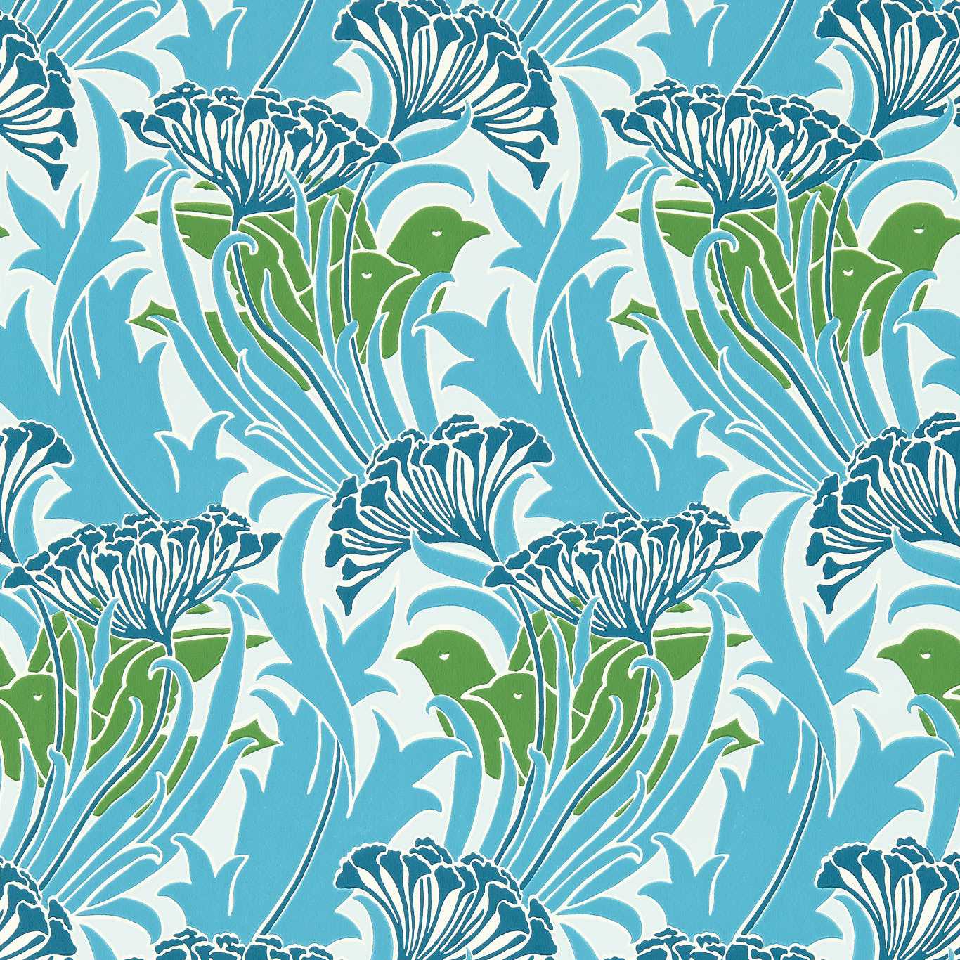 Laceflower - Garden Green/Lagoon
