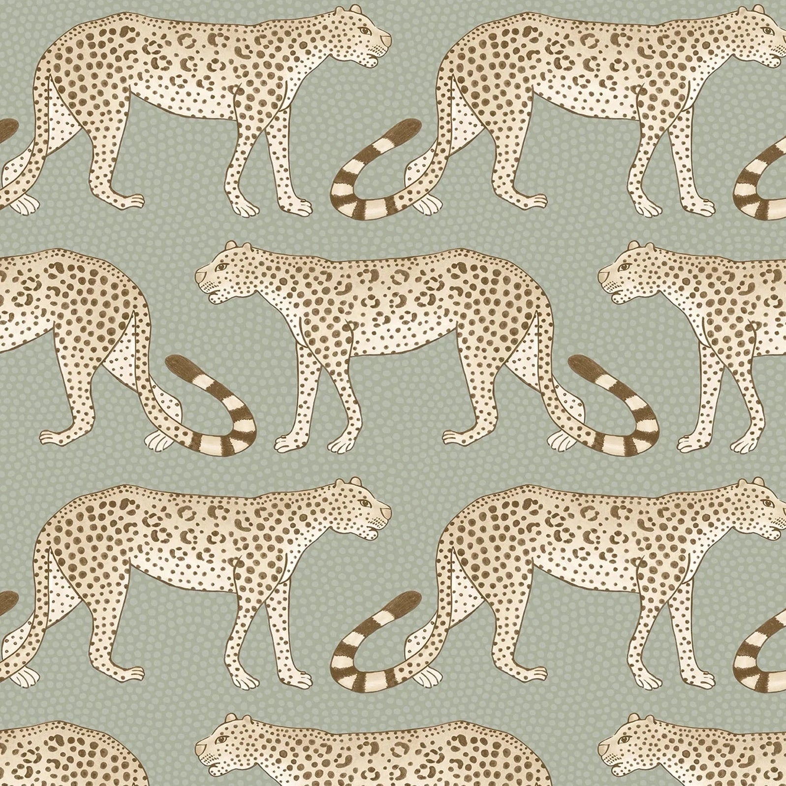 Leopard Walk - Blue