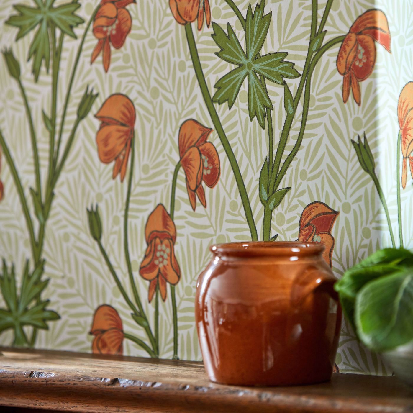 Monkshood - Tangerine/Sage