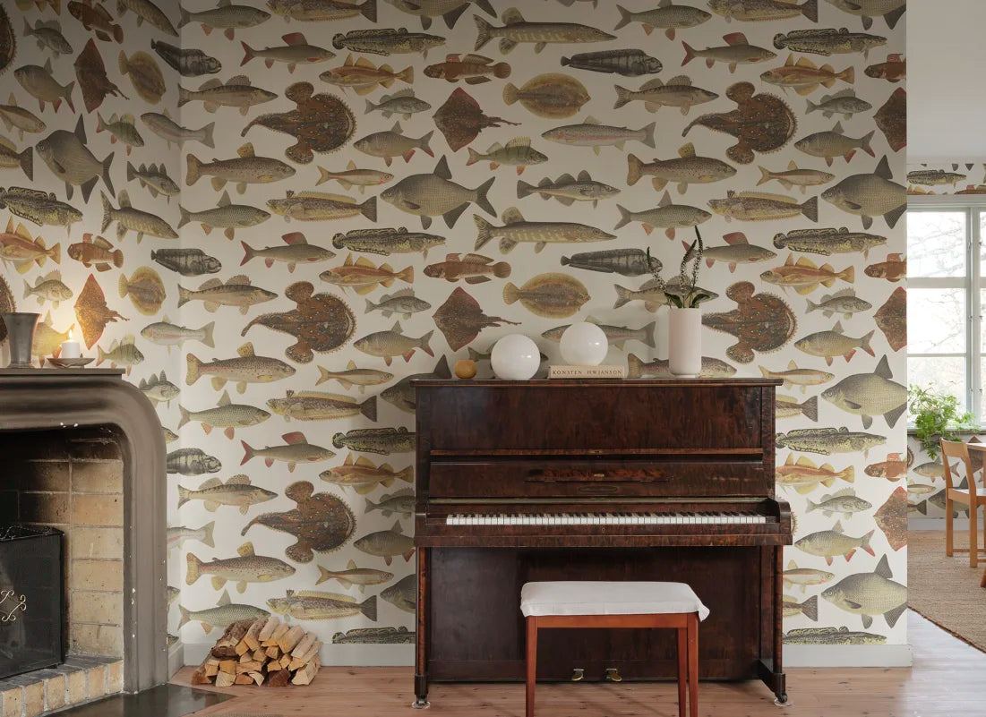 Scandinavian Fish - Beige