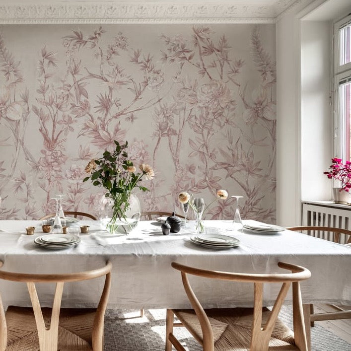 Silk Floral - Dusty Pink