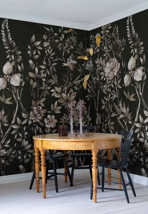 Silk Floral - Midnight
