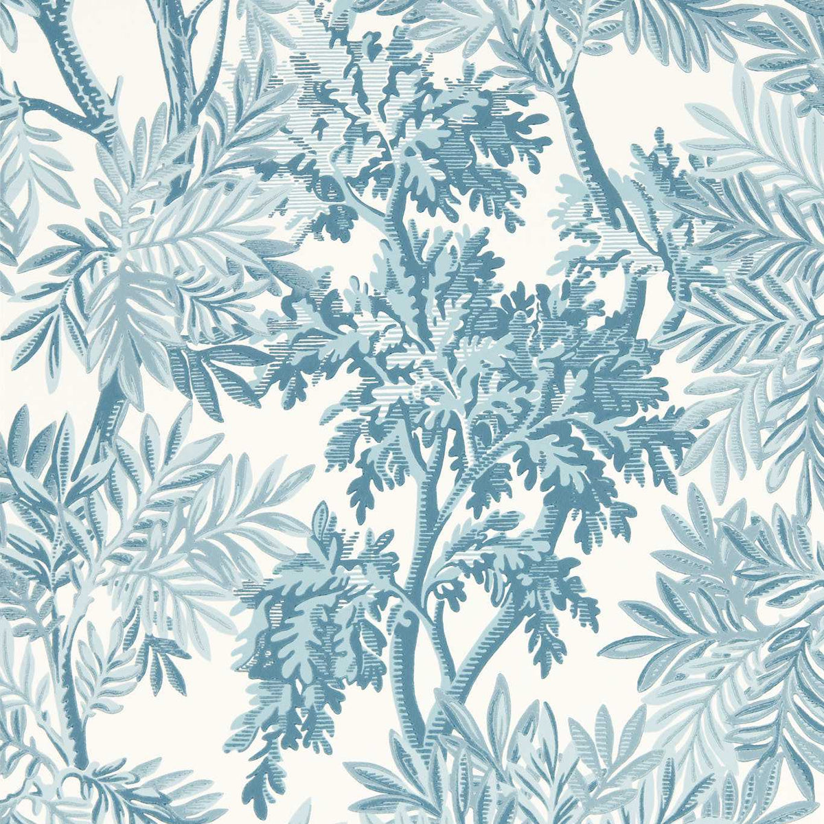 Tapestry Trees - Pottery Blue