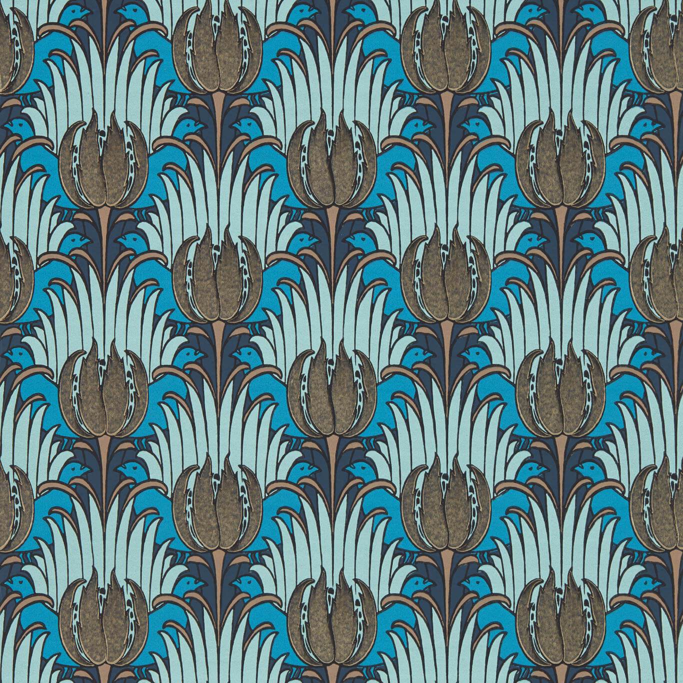 Tulip & Bird - Opal & Seafoam