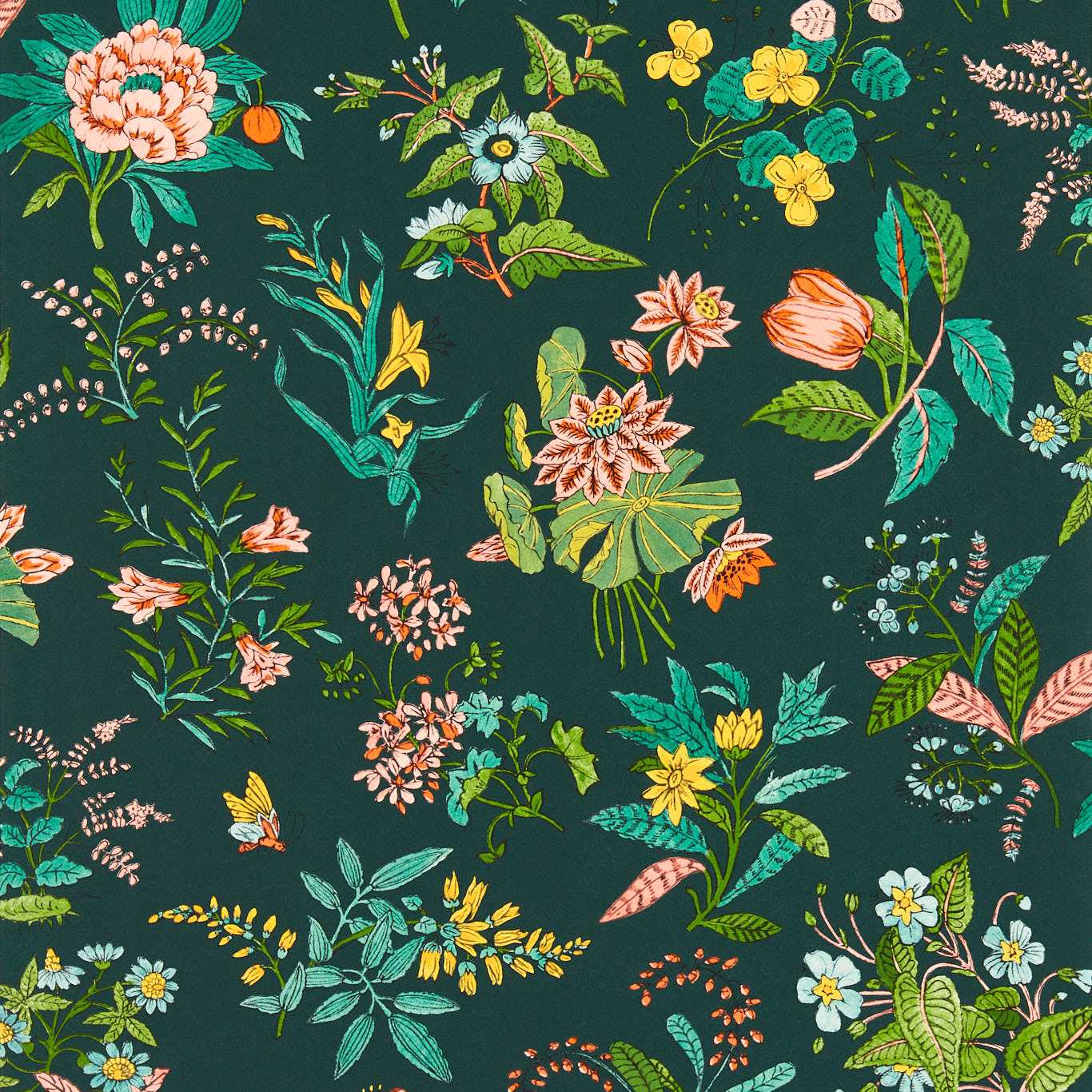 Woodland Floral - Jade/Malachite/Rose Quartz