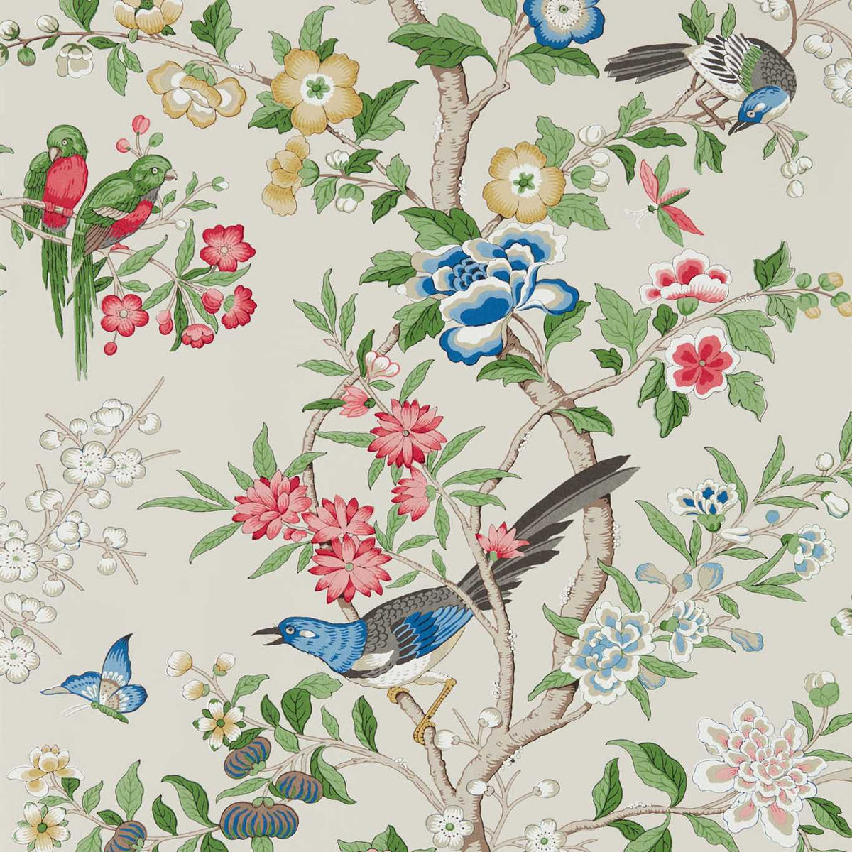 Chinoiserie Hall - Linen/Chintz