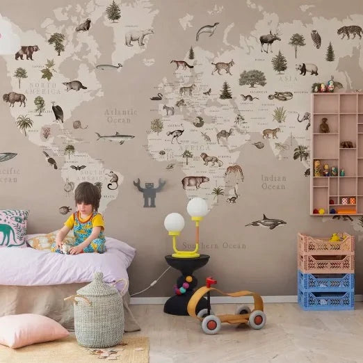Animal World - Pastel Pink
