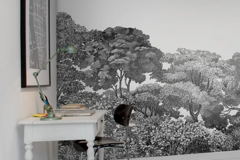 Bellewood - Black Toile