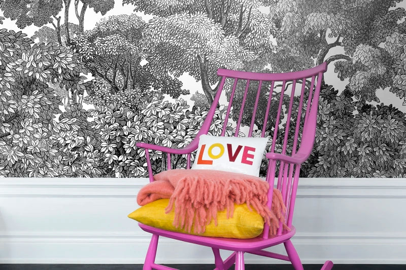 Bellewood - Black Toile