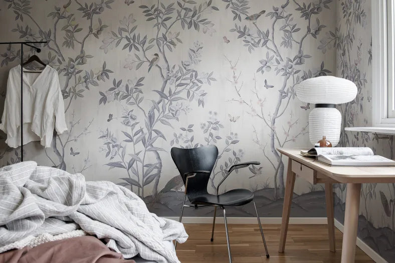 Chinoiserie Chic - Pearl Grey