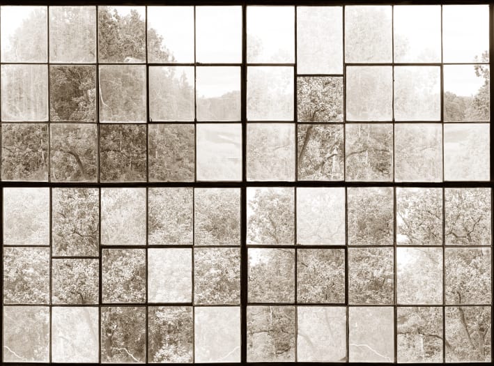 Factory Window - Sepia