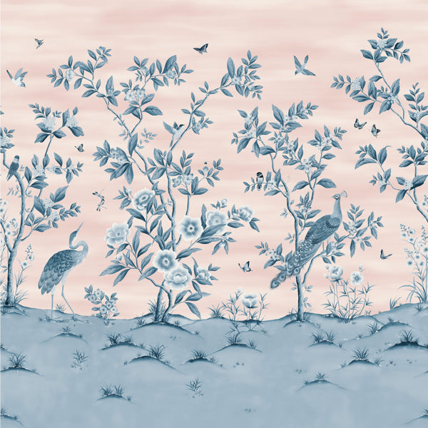 Florence - Powder/China Blue - Mural