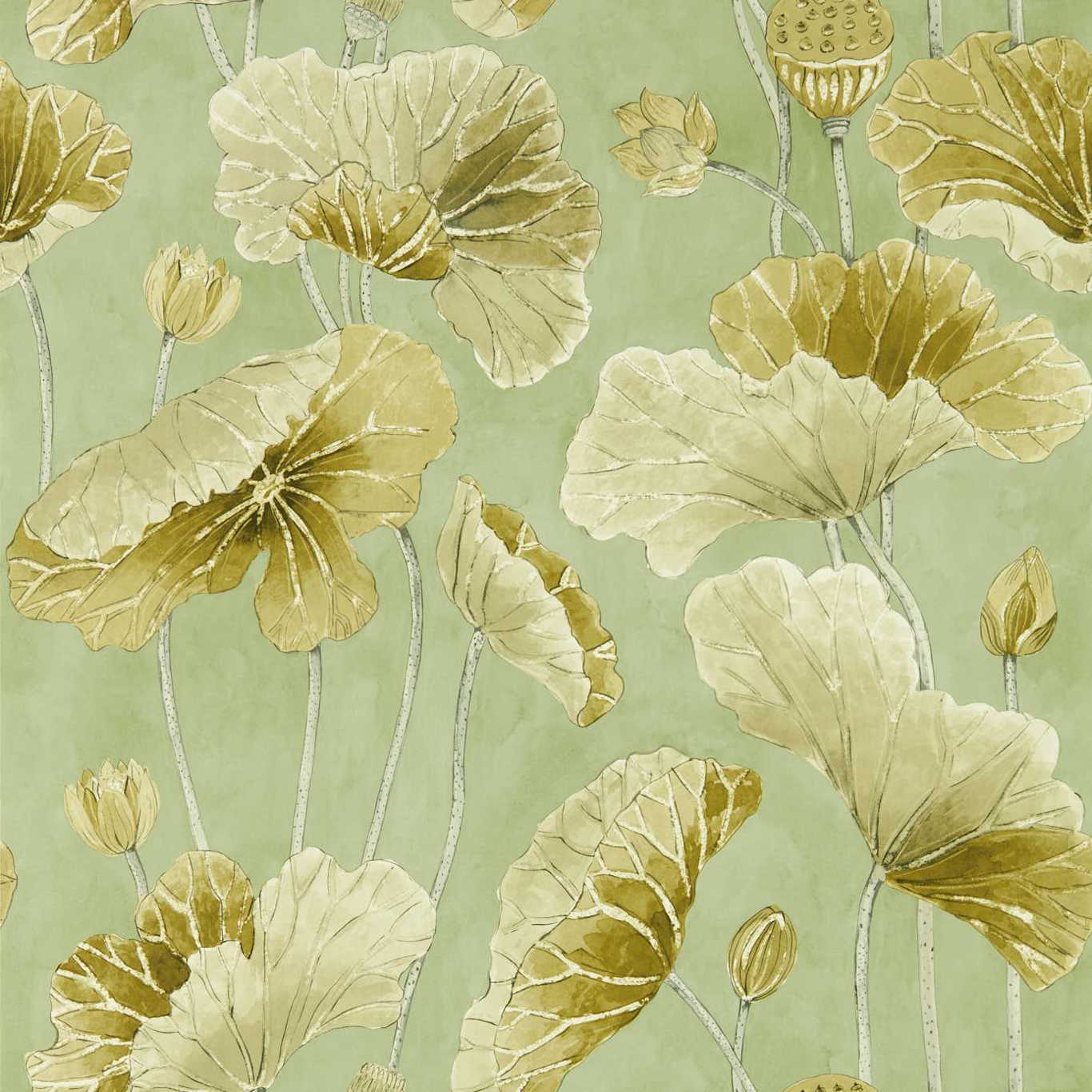 Lotus Leaf - Oriental Green/Olive