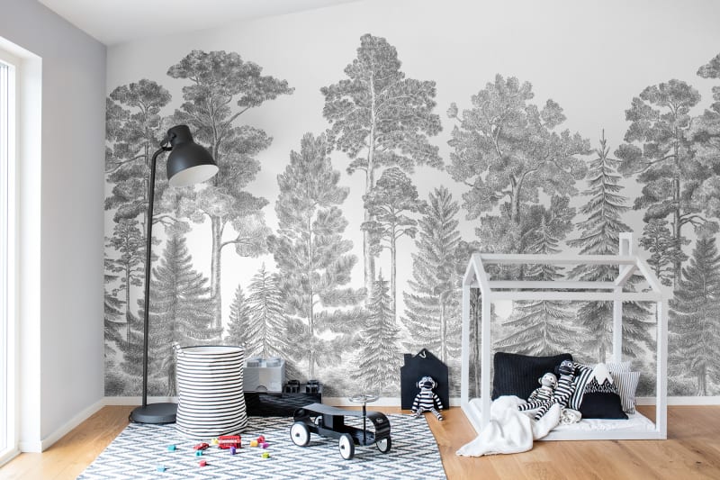 Scandinavian Bellewood - Gray