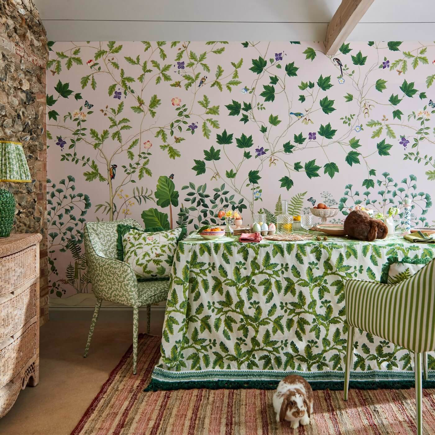 Sycamore and Oak - Botanical Green