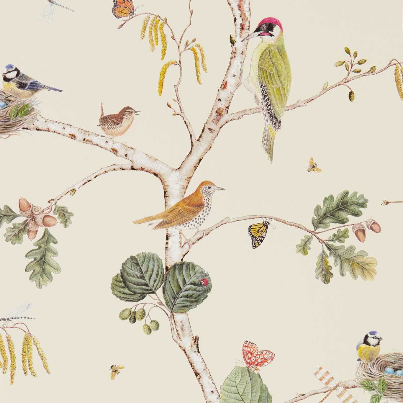 Woodland Chorus - Cream/Multi