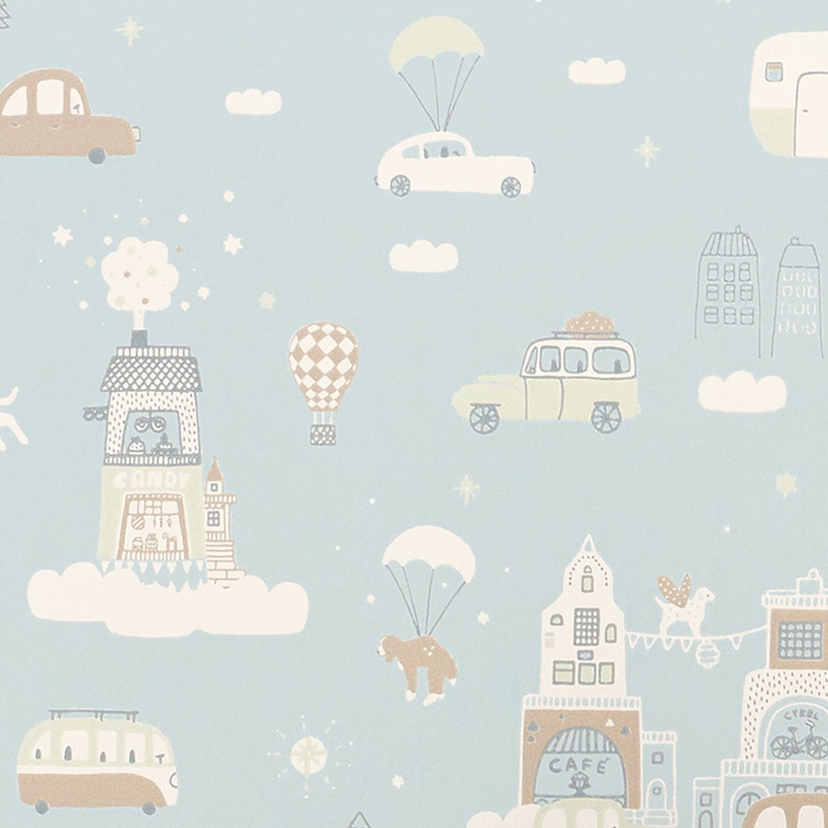 Above the Clouds - Soft Blue