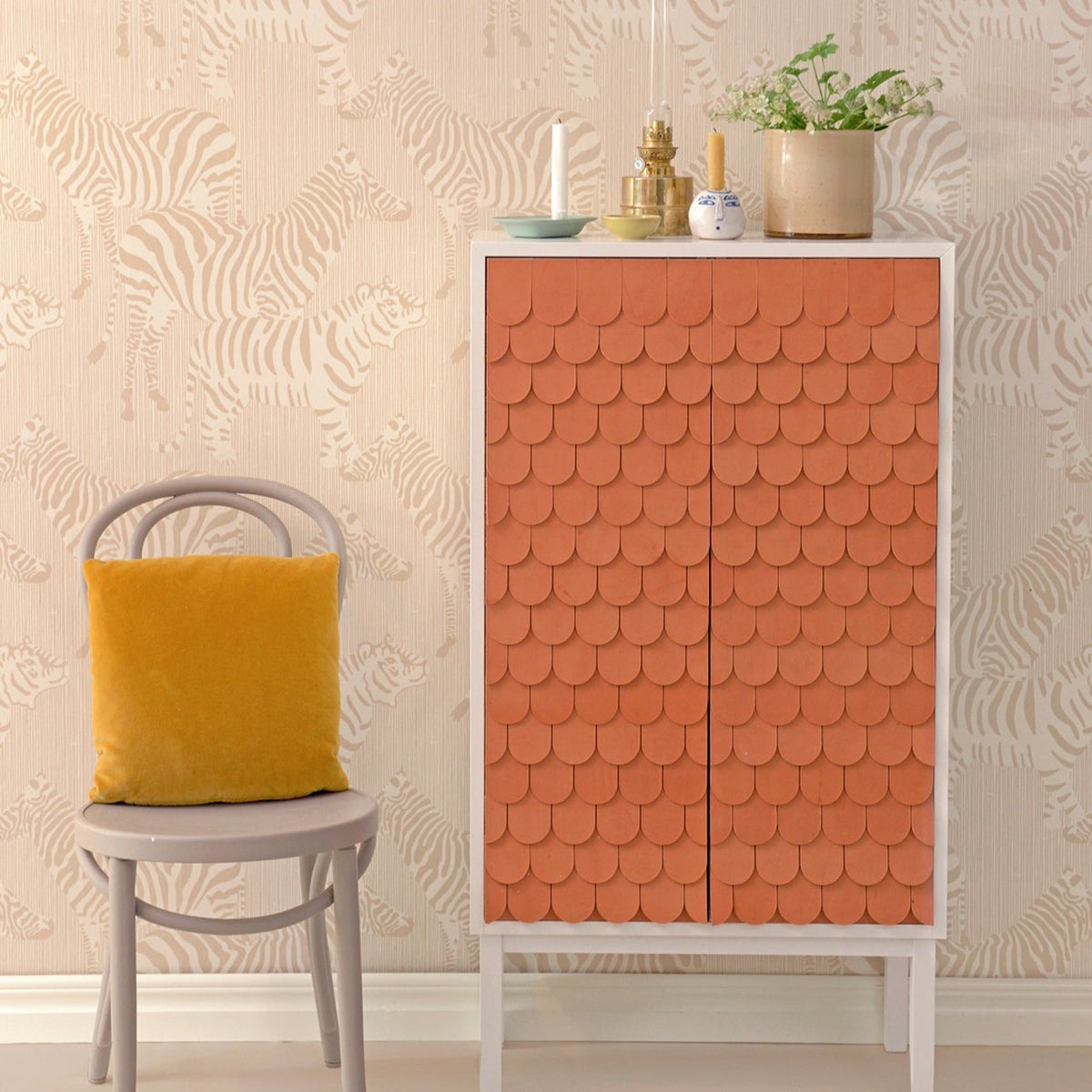 Safari Stripes - Dusty Beige
