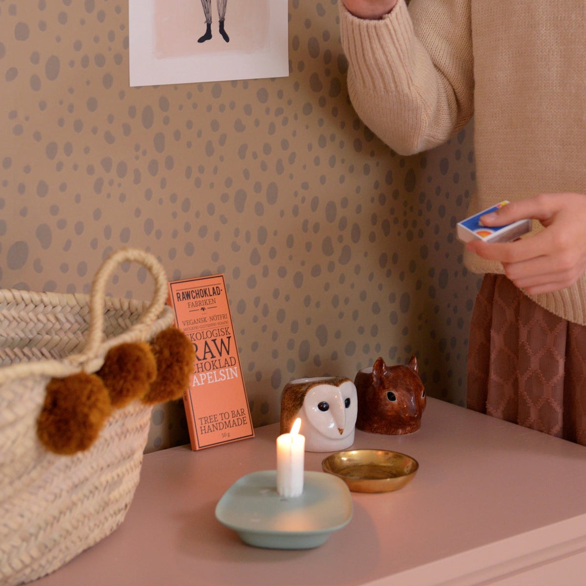 Animal Dots - Soft Brown