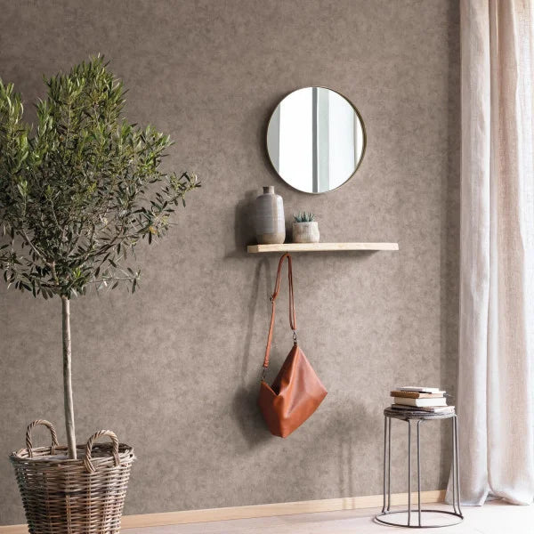Beton Uni - Taupe Gris Fonce