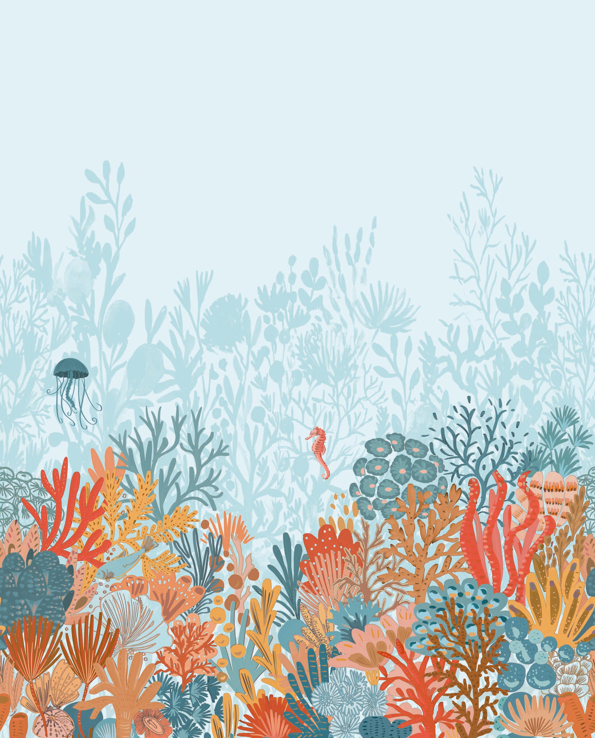 Magic Seafloor/Light Blue (2.5mx3.1m)