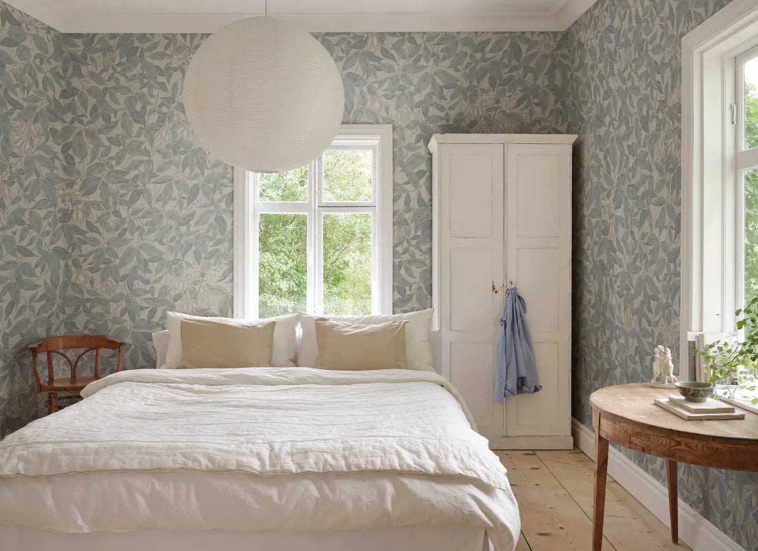 Linnea Mural - Misty Blue