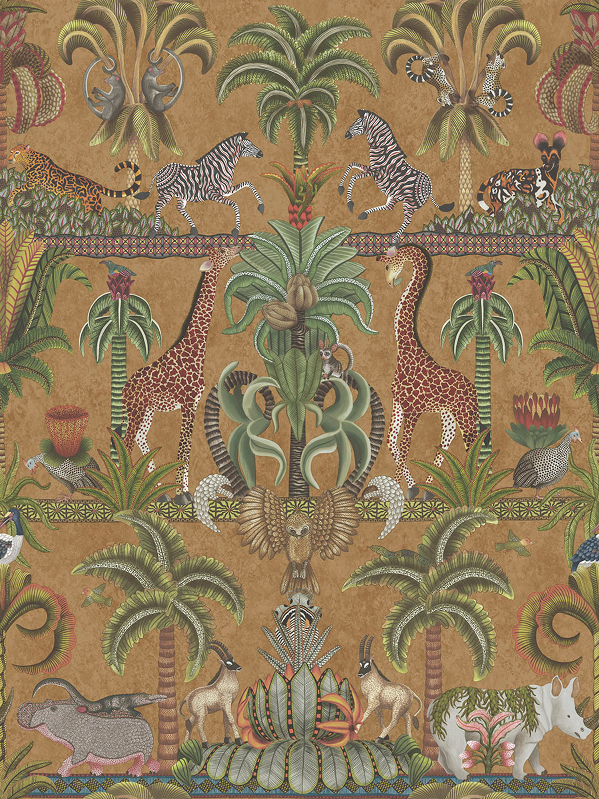 Afrika Kingdom - Metallic Bronze