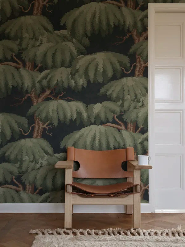 Alba Mural - Dark Blue