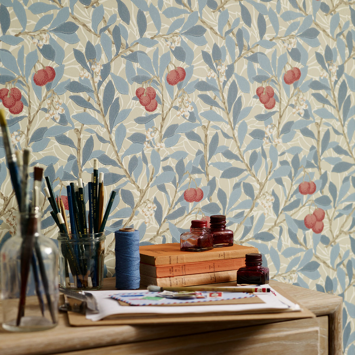 Arbutus - Thyme/Coral
