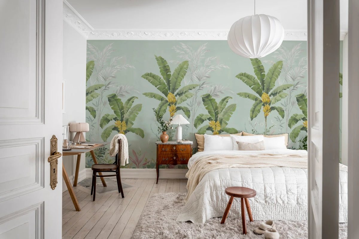 Banana Tree Jungle - Light Blue