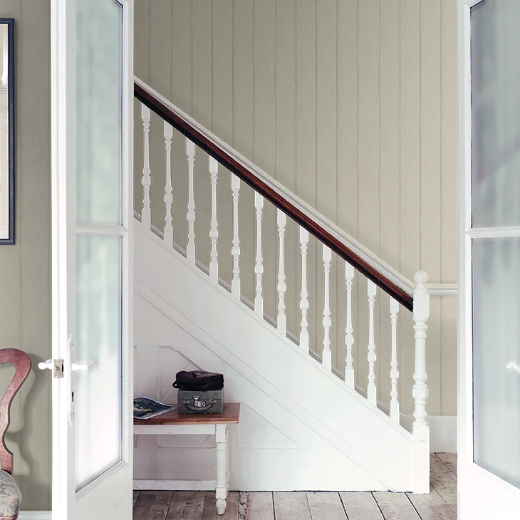 Beaded Wood - Beige