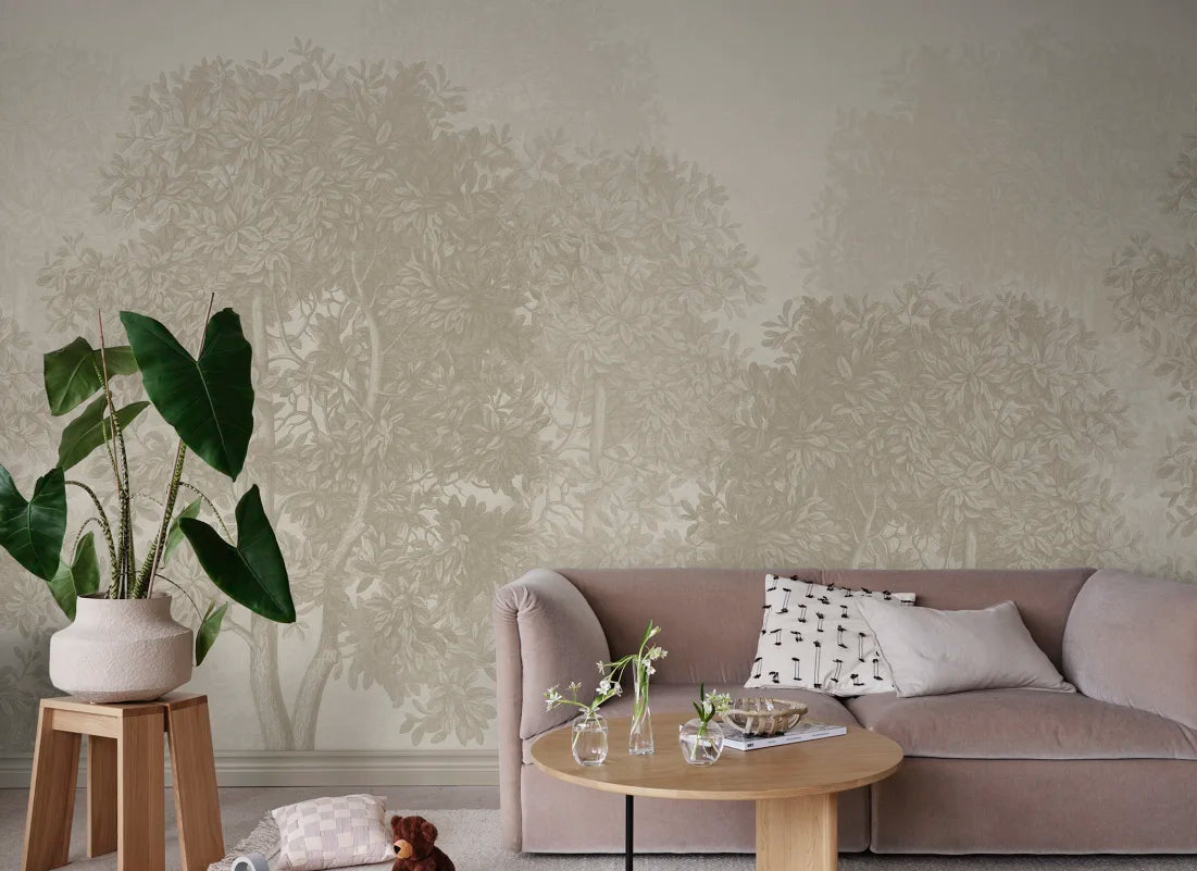 Charles Mural - Beige