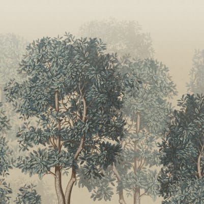 Charles Mural - Blue